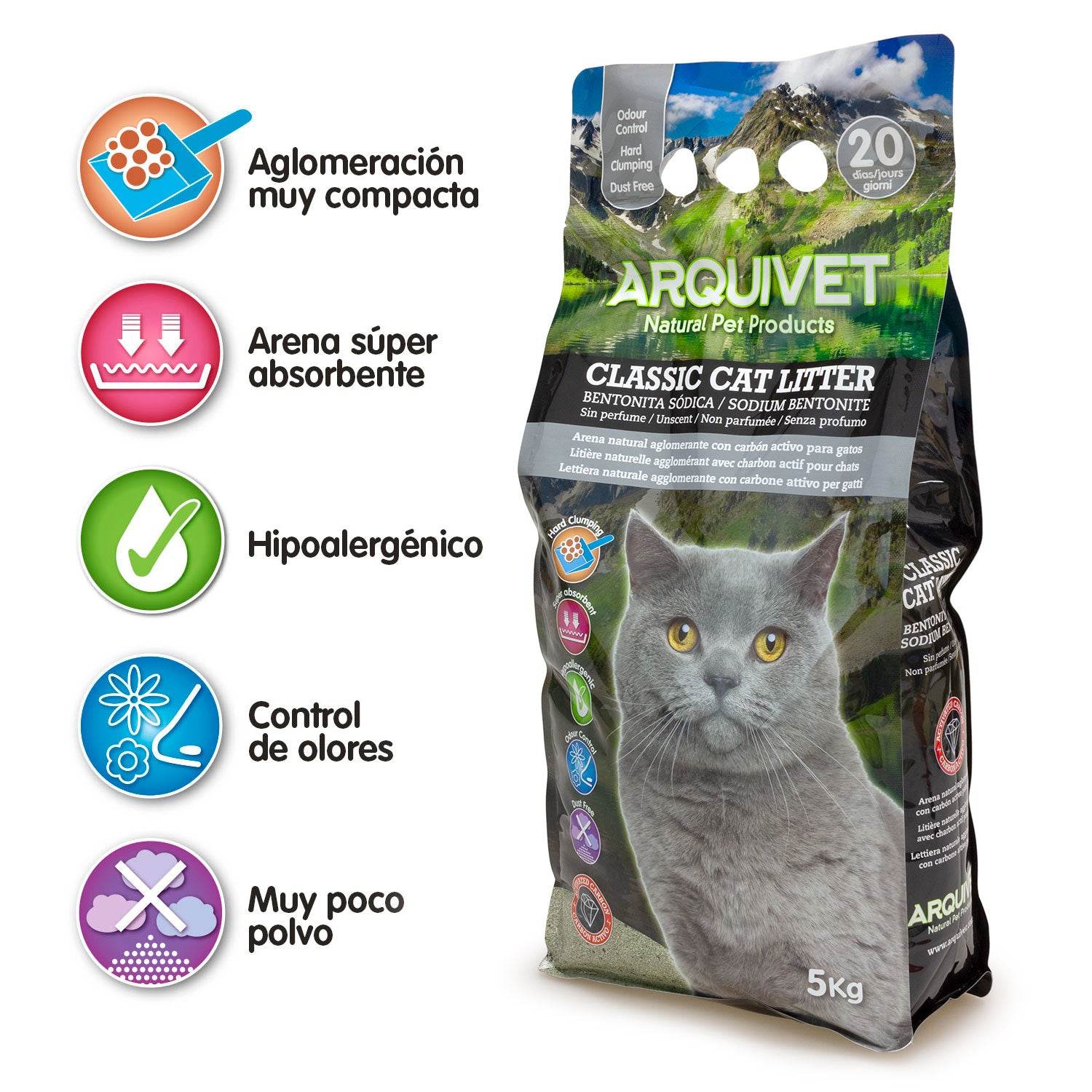 arquivet-classic-liti-re-chat-bentonite-charbon-5-kg image 3