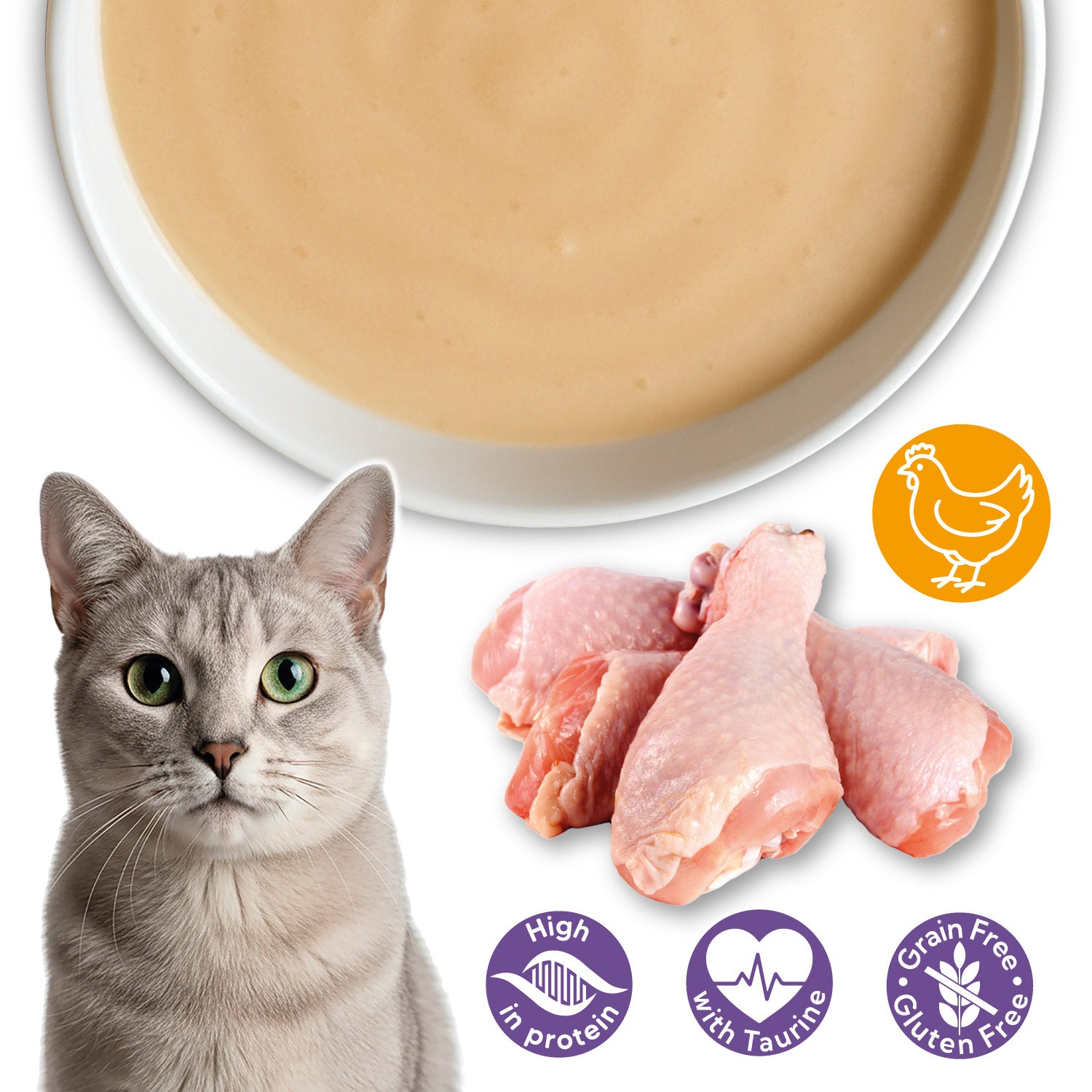 arquivet-chicken-cream-p-t-e-chien-poulet-80-g-sans-c-r-ales image 3
