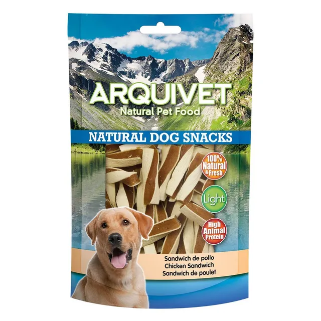 arquivet-sandwich-poulet-snack-chien-naturel-100-g image 1