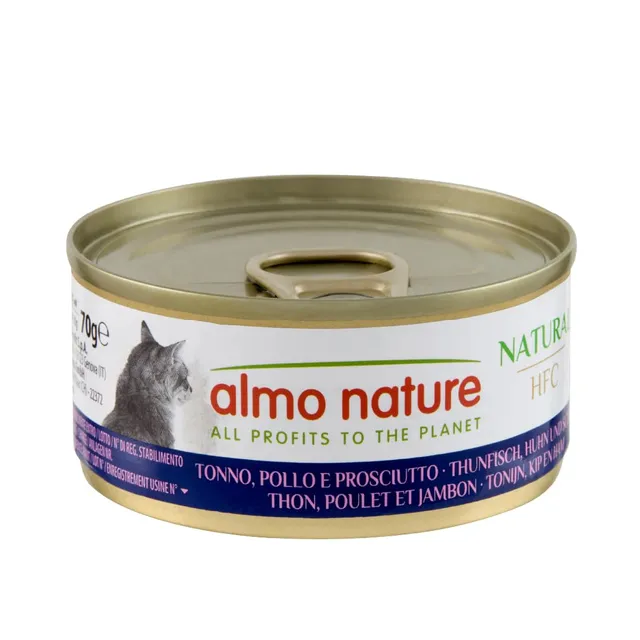 almo-nature-hfc-natural-p-t-e-chat-thon-poulet-jambon-24x70g image 1
