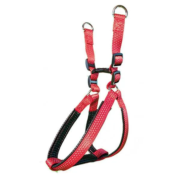 arquivet-harnais-nylon-lisse-chien-rouge-1-5x40-50-cm image 1