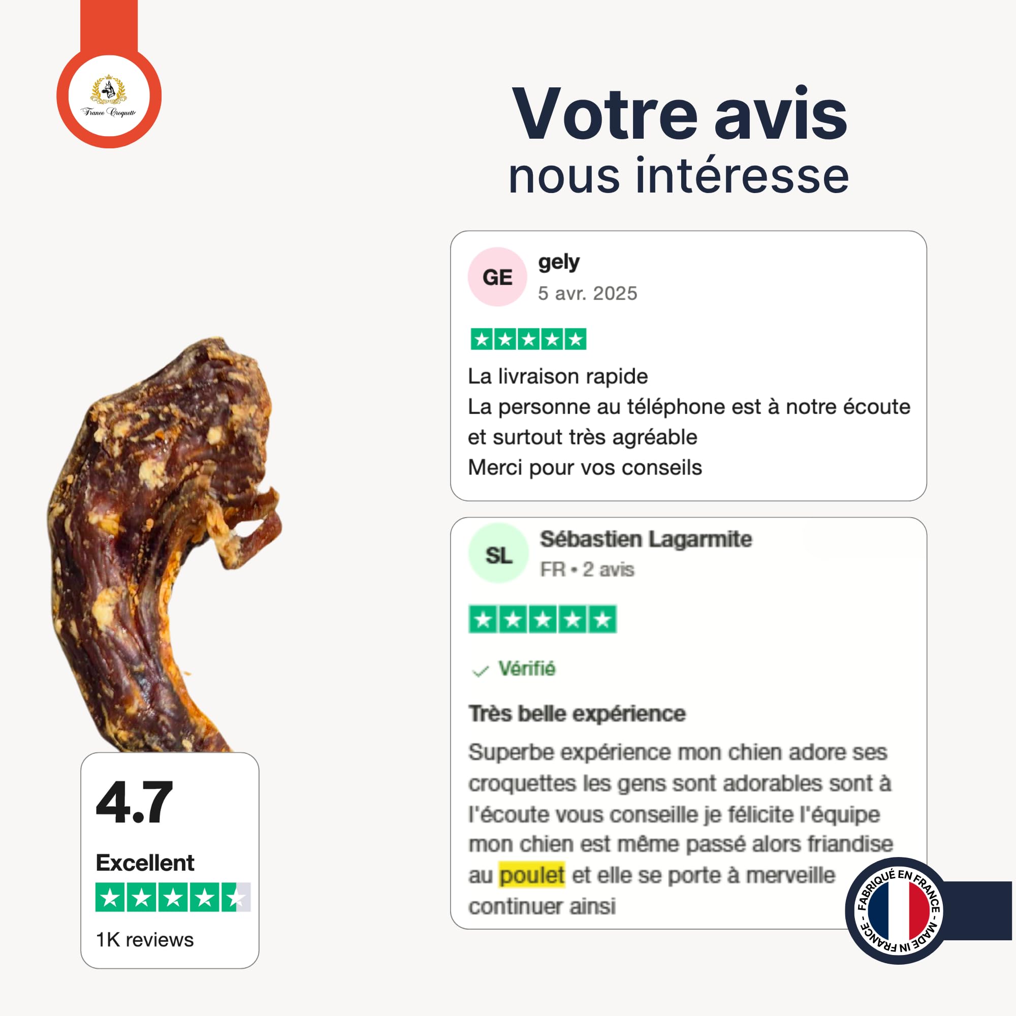 france-croquettes-cous-poulet-friandise-chien-500-g-naturel image 4