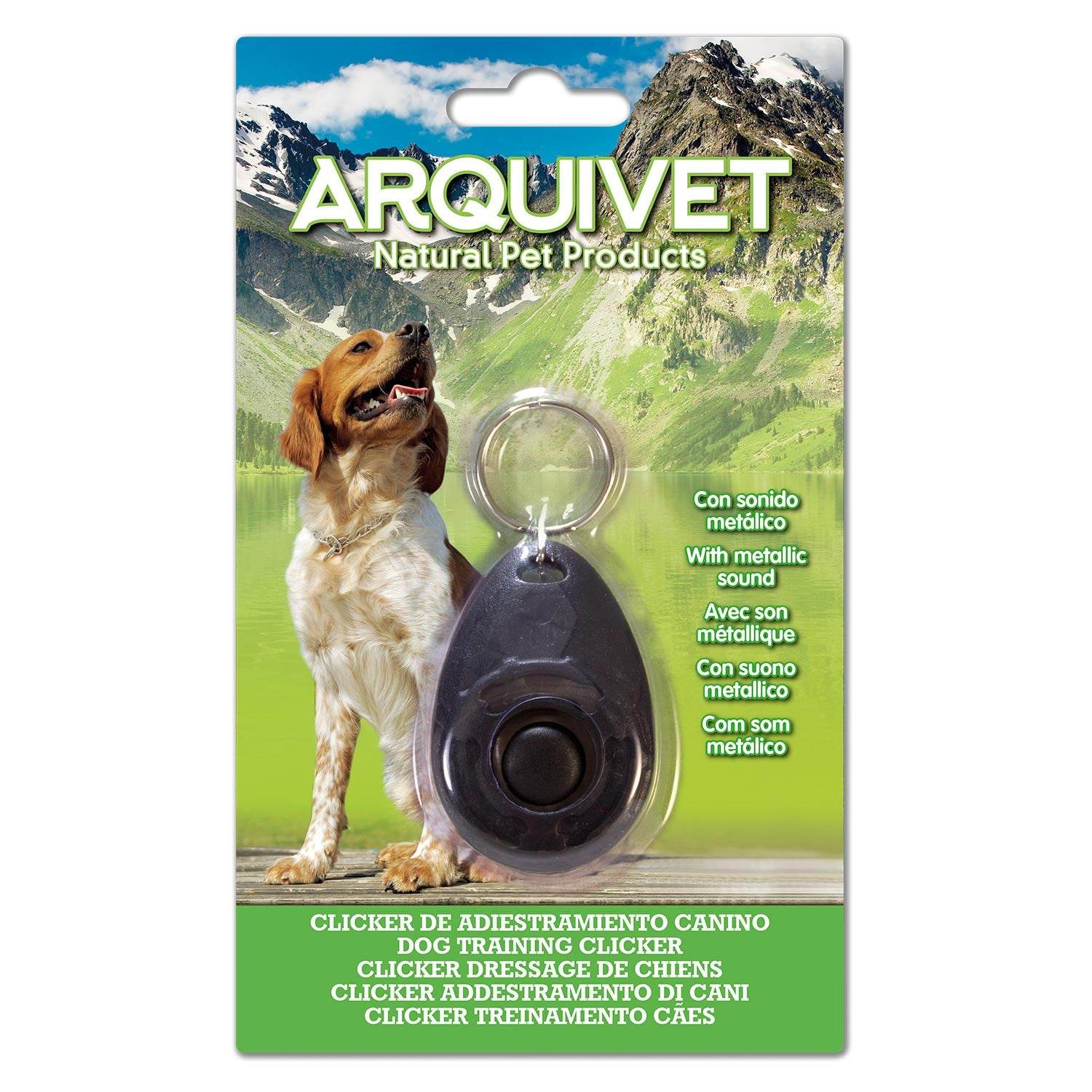 arquivet-clicker-dressage-chien-plastique-6-cm image 1