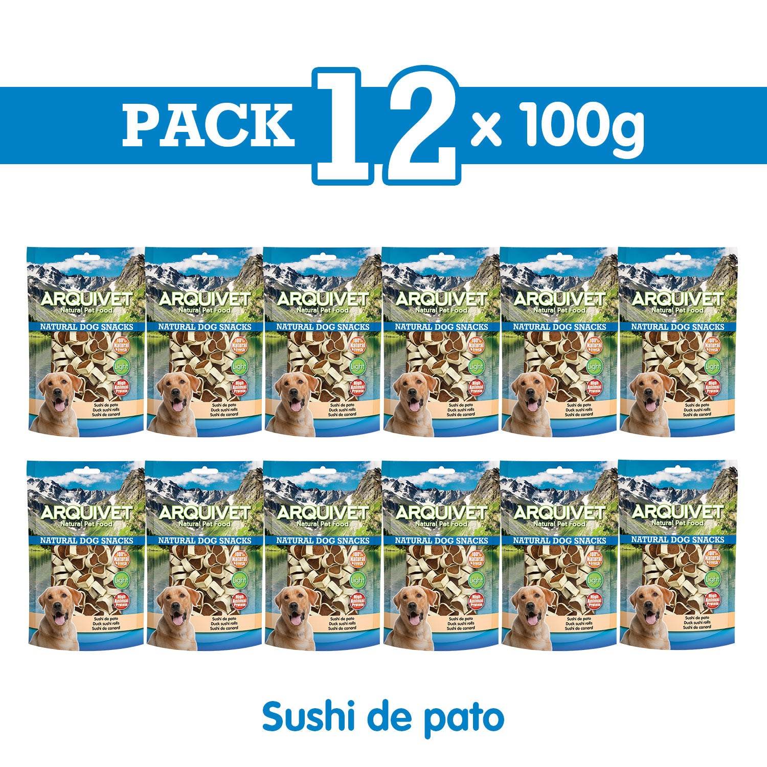 arquivet-sushi-canard-friandise-chien-100-g-viande-canard image 3
