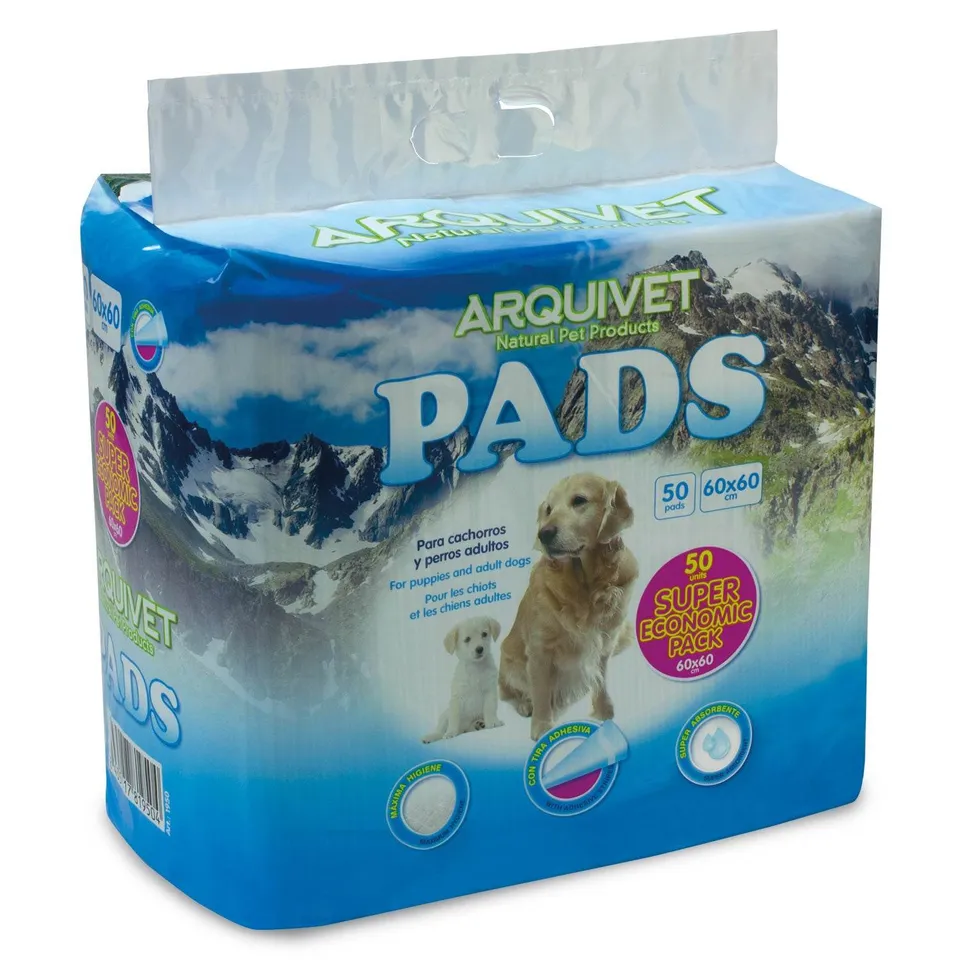 arquivet-tapis-hygi-niques-60x60-cm-chien-x50-absorbants image 1