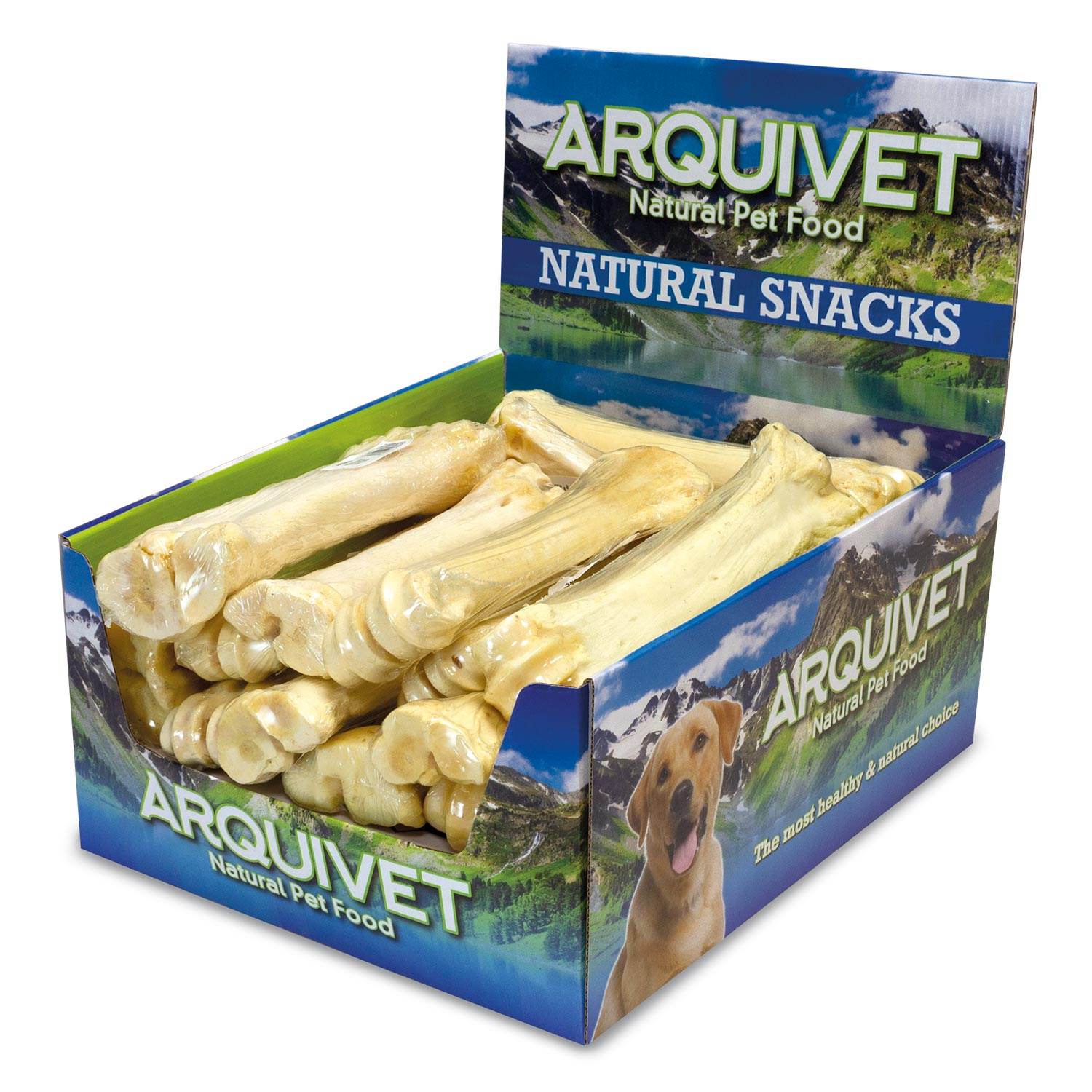 arquivet-buffalo-calcium-bones-friandise-chien-18-25-cm-16-pcs image 1