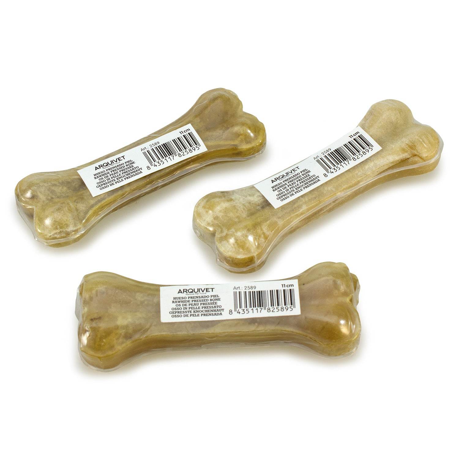 arquivet-dog-snacks-os-press-peau-8-cm-150-pcs-friandise-chien image 4