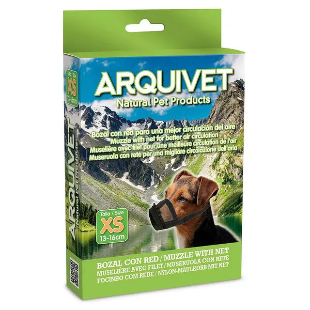 arquivet-museli-re-chien-nylon-filet-m-18-24-cm-r-glable image 1