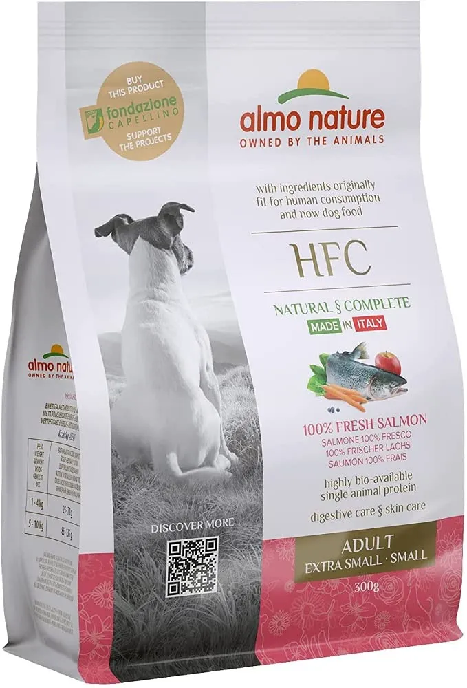 almo-nature-hfc-adult-saumon-croquettes-chien-xs-s image 1