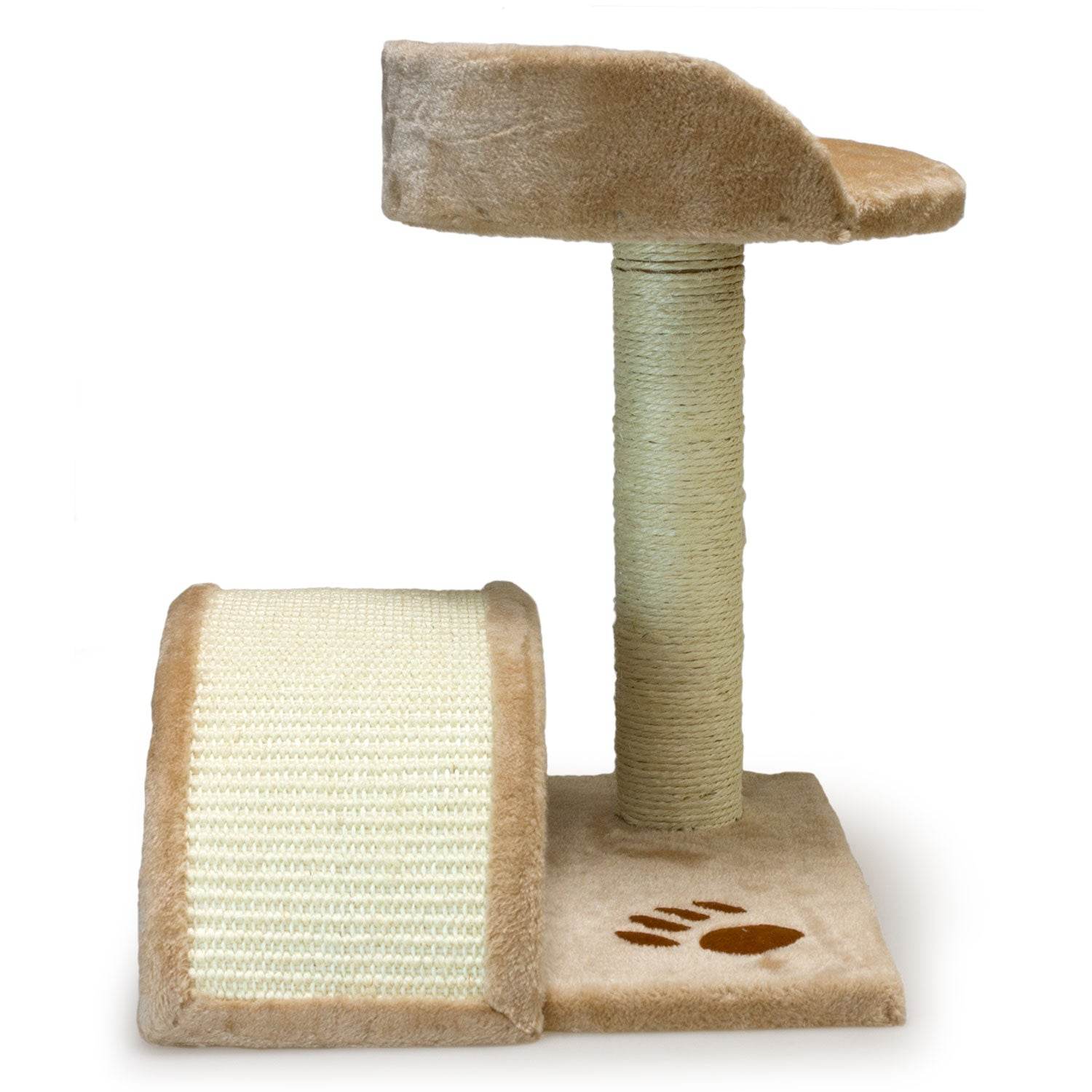 arquivet-griffoir-arche-beige-chat-50-cm-avec-balle image 4