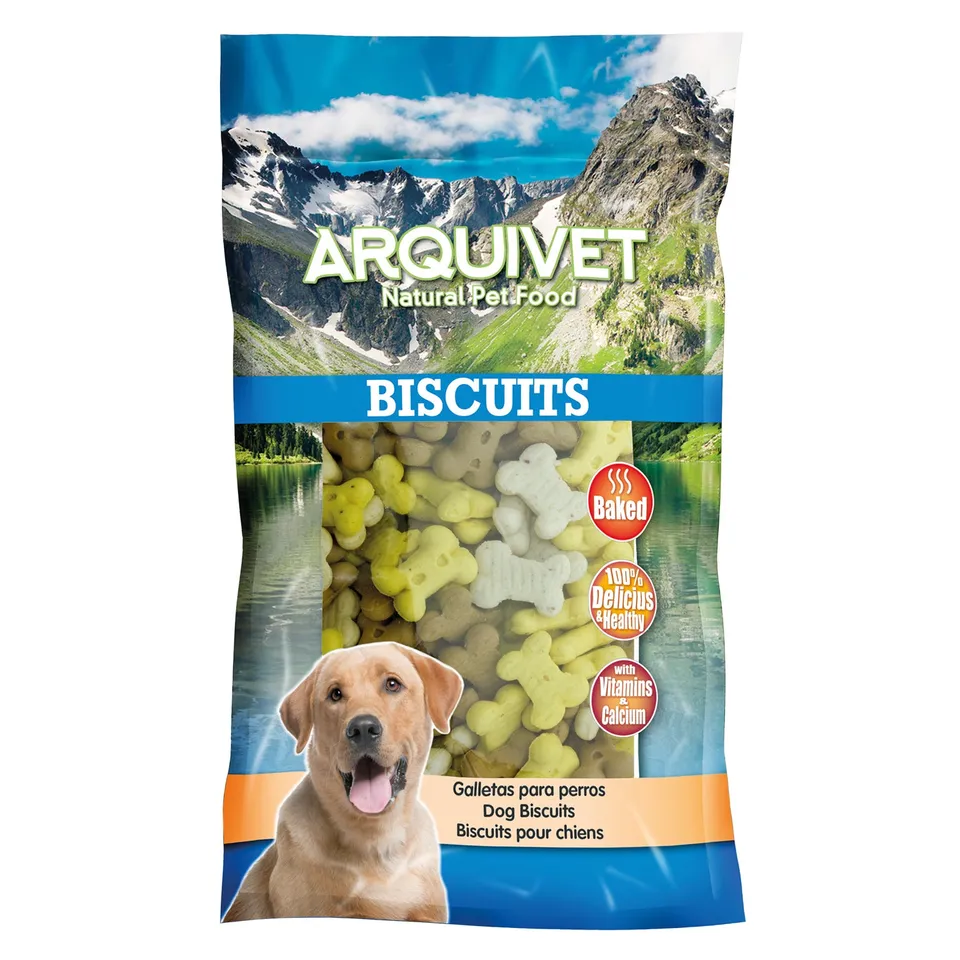 arquivet-mini-huesos-biscuit-chien-vanille-200-g image 1