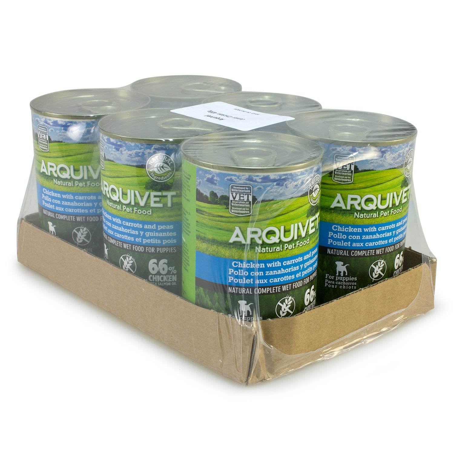 arquivet-p-t-e-chiot-poulet-carotte-400g-sans-c-r-ales image 5