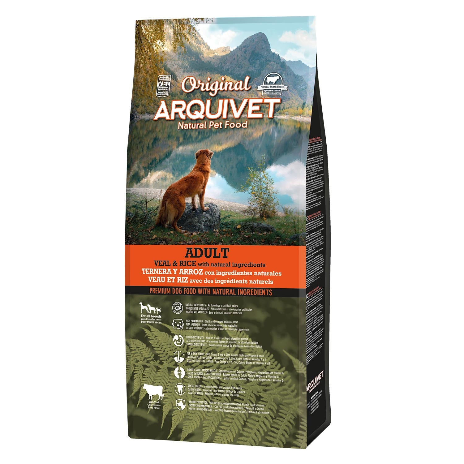 arquivet-original-croquettes-chien-b-uf-riz-3-kg-adulte image 2
