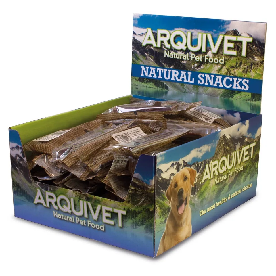 arquivet-nerf-de-b-uf-friandise-mastication-chien-12-cm image 1