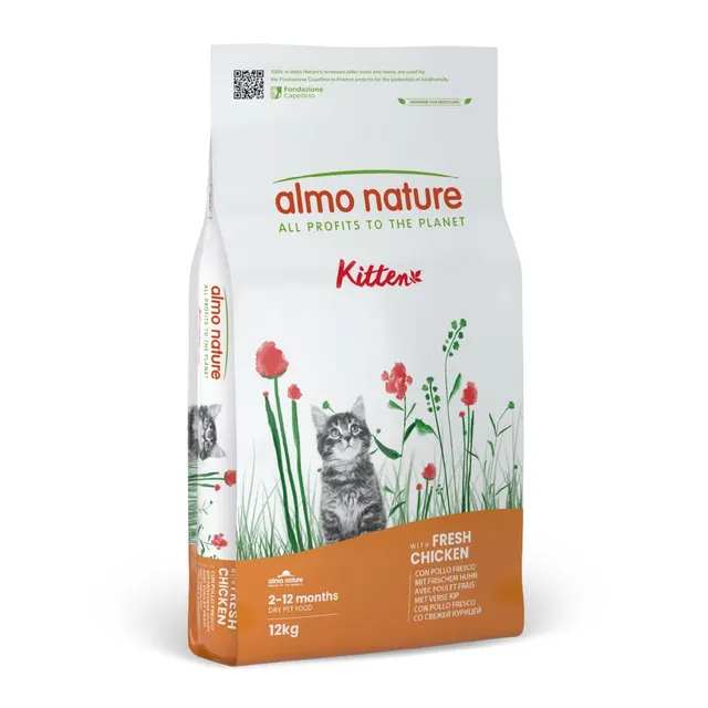 almo-nature-hfc-kitten-croquettes-chaton-poulet-12kg image 1