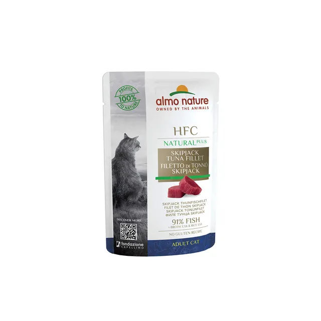 almo-nature-hfc-natural-plus-p-t-e-chat-cuisse-poulet-24x55g-sans-gluten image 1