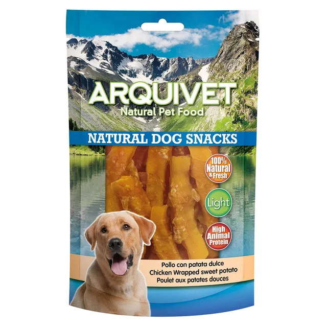 arquivet-roul-poulet-patate-douce-friandise-chien-100-gr image 1