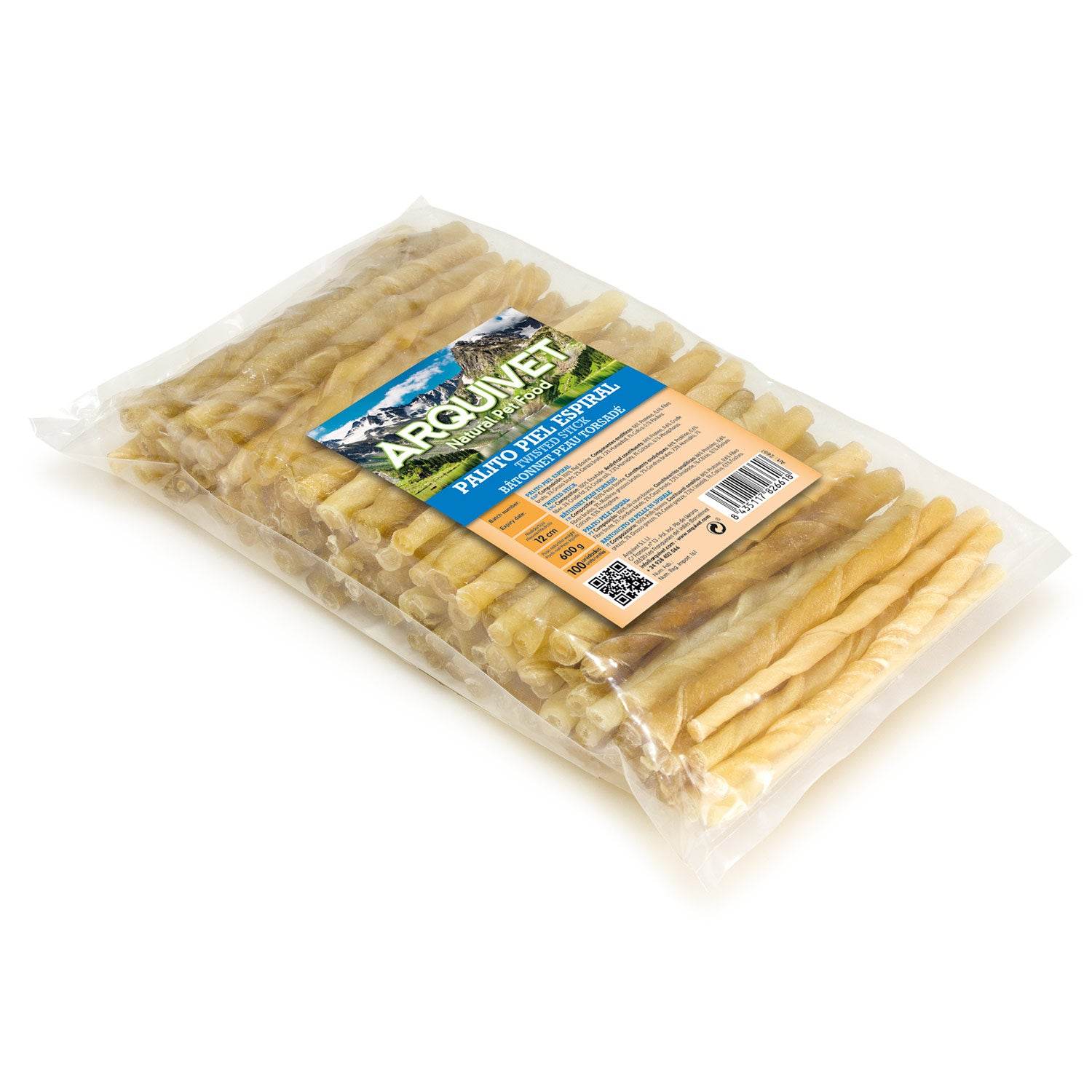 arquivet-b-ton-spirale-peau-bovine-stick-chien-12-cm-x10 image 3