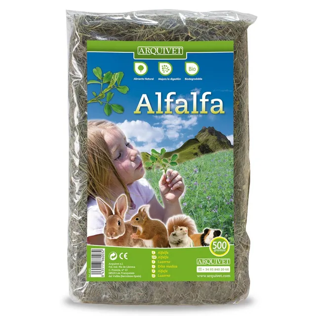arquivet-luzerne-rongeurs-foin-500-g-fer-calcium image 1