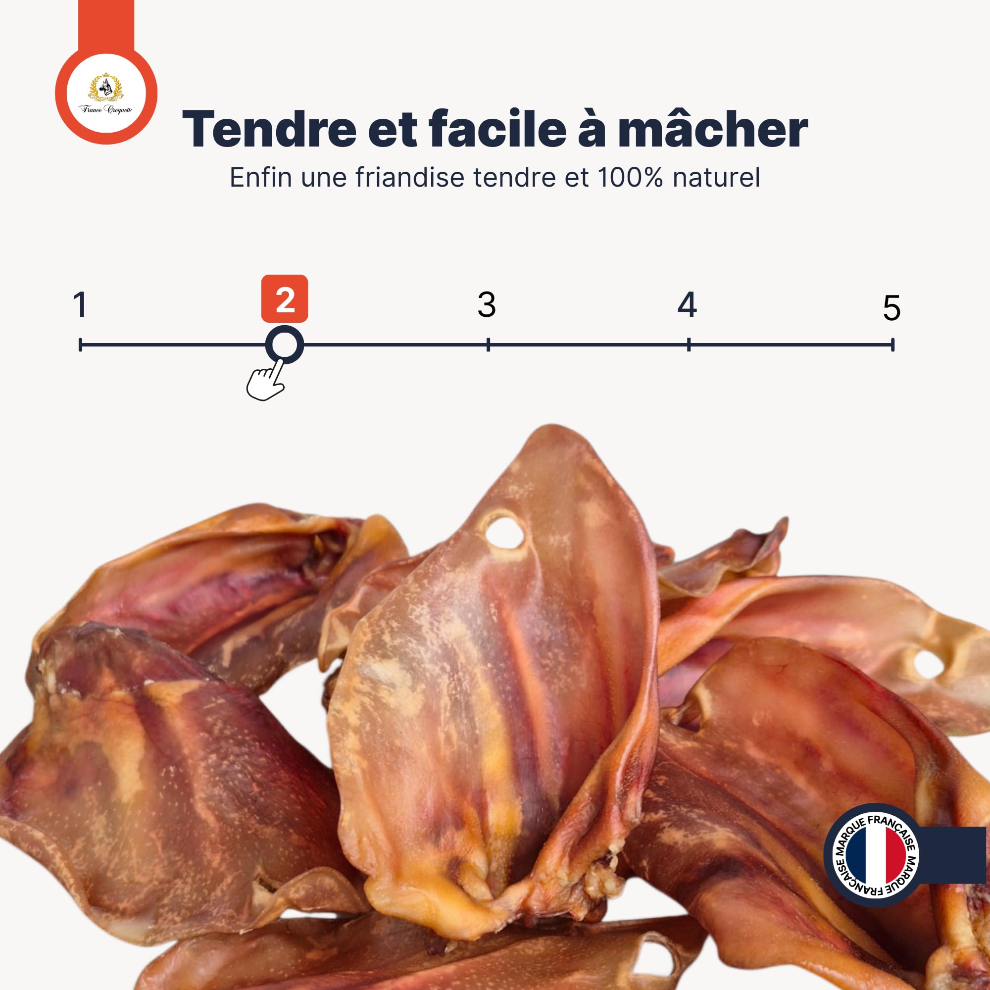 france-croquettes-friandises-oreille-porc-xxl-chien-500g image 5