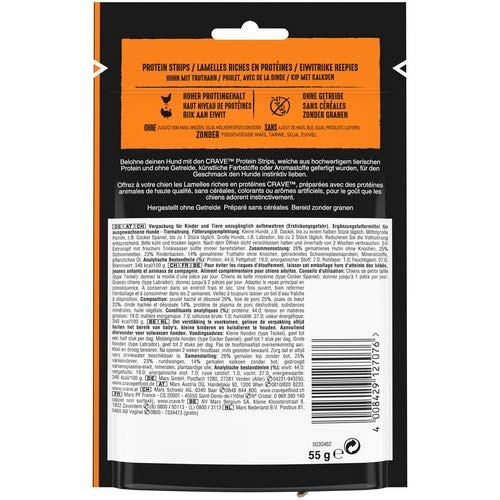 crave-dog-treats-friandise-chien-poulet-dinde-55g-x7 image 3