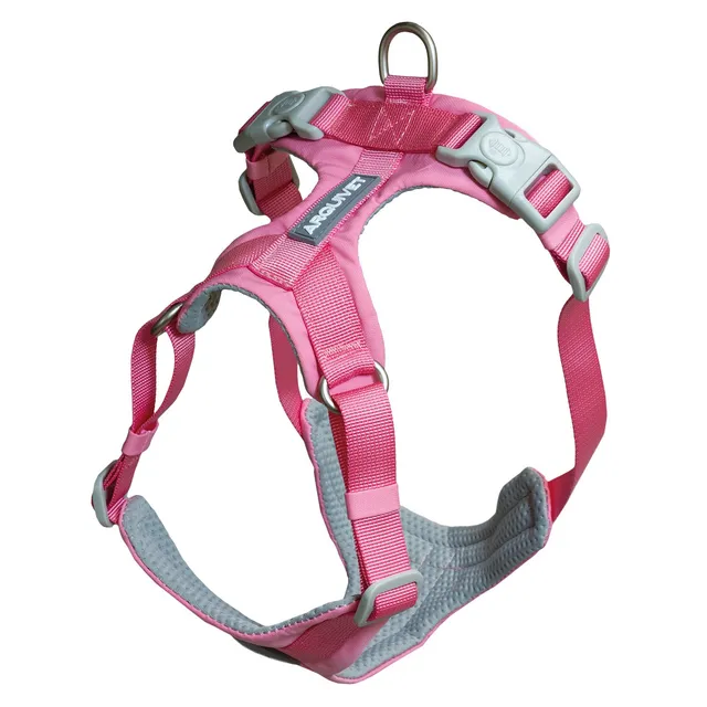 arquivet-harnais-roma-light-chien-rose-s-40-49-cm image 1