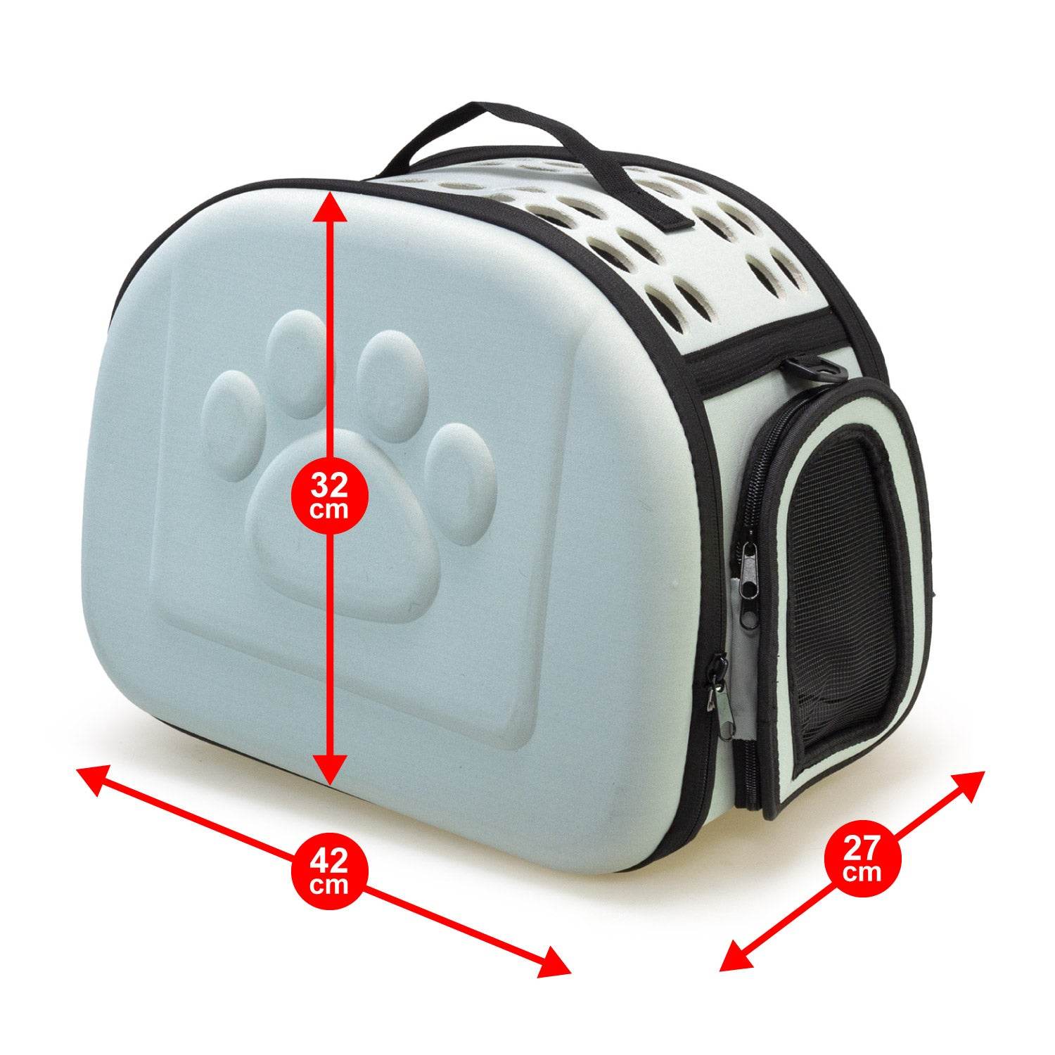 arquivet-sac-de-transport-gris-42x27x32-cm-pliable image 4
