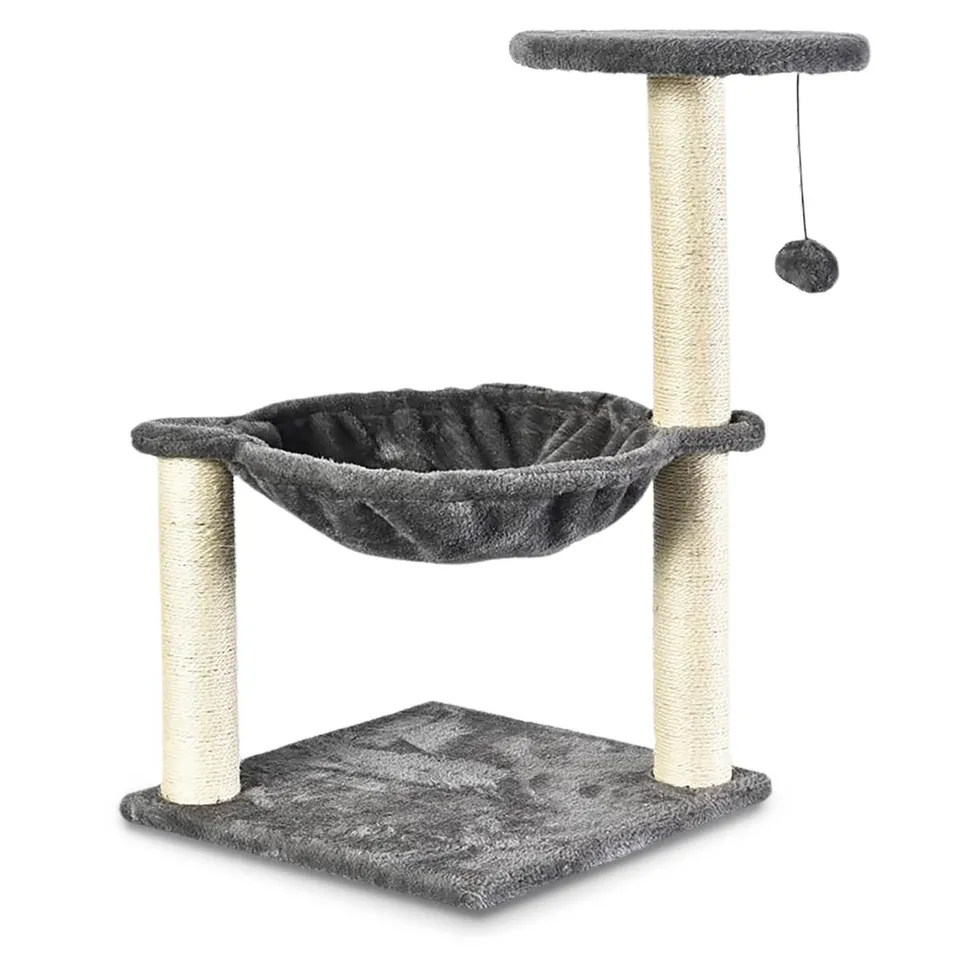 arquivet-olive-griffoir-chat-40x40x66-cm-avec-balle image 1
