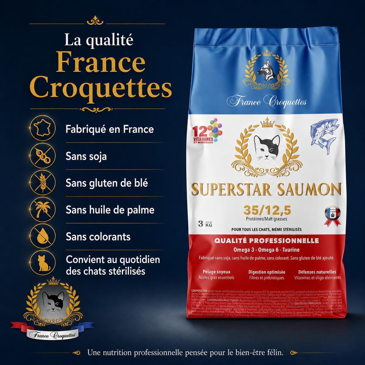 france-croquettes-super-star-saumon-friandises-chat-3-kg image 3