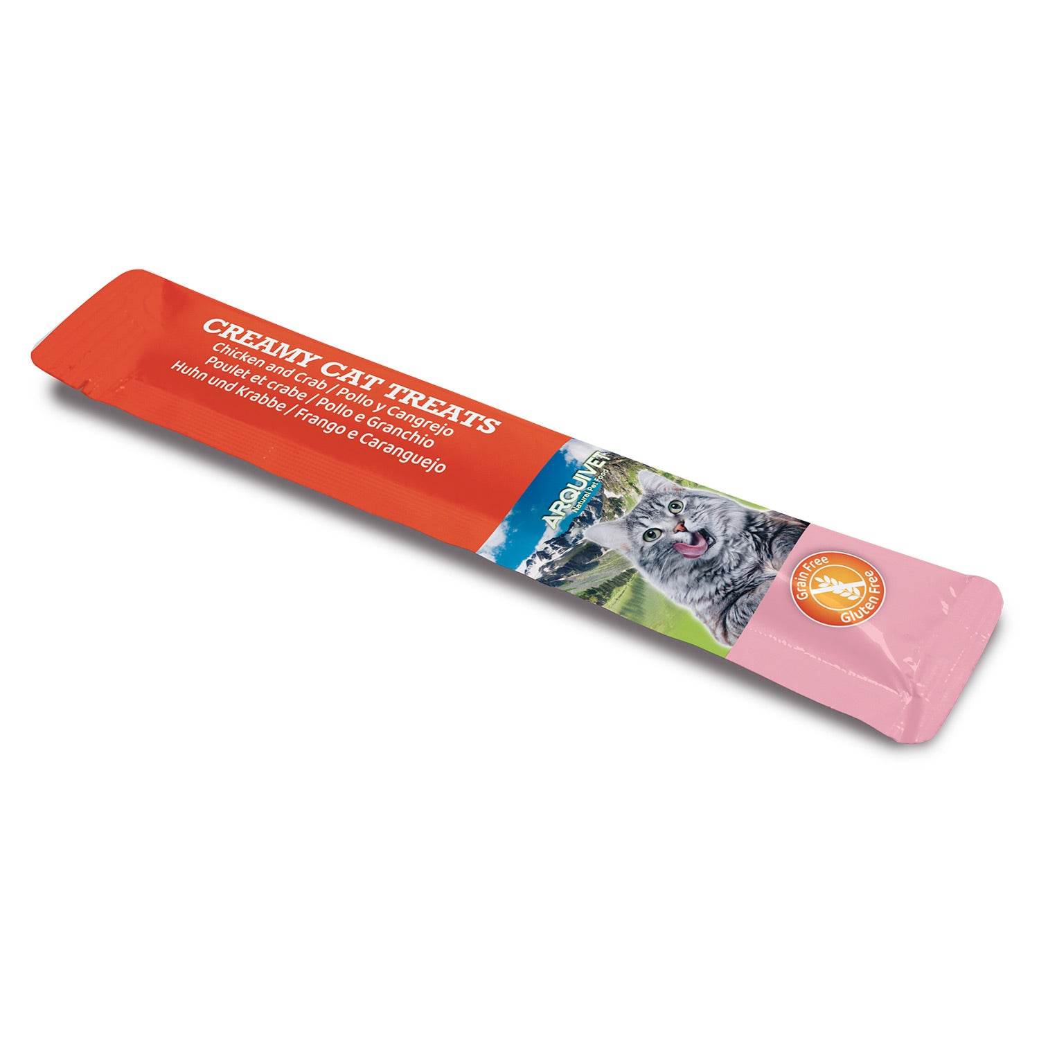 arquivet-creamy-poulet-crabe-friandise-chat-cr-meuse-5x14-g-87-viande image 2