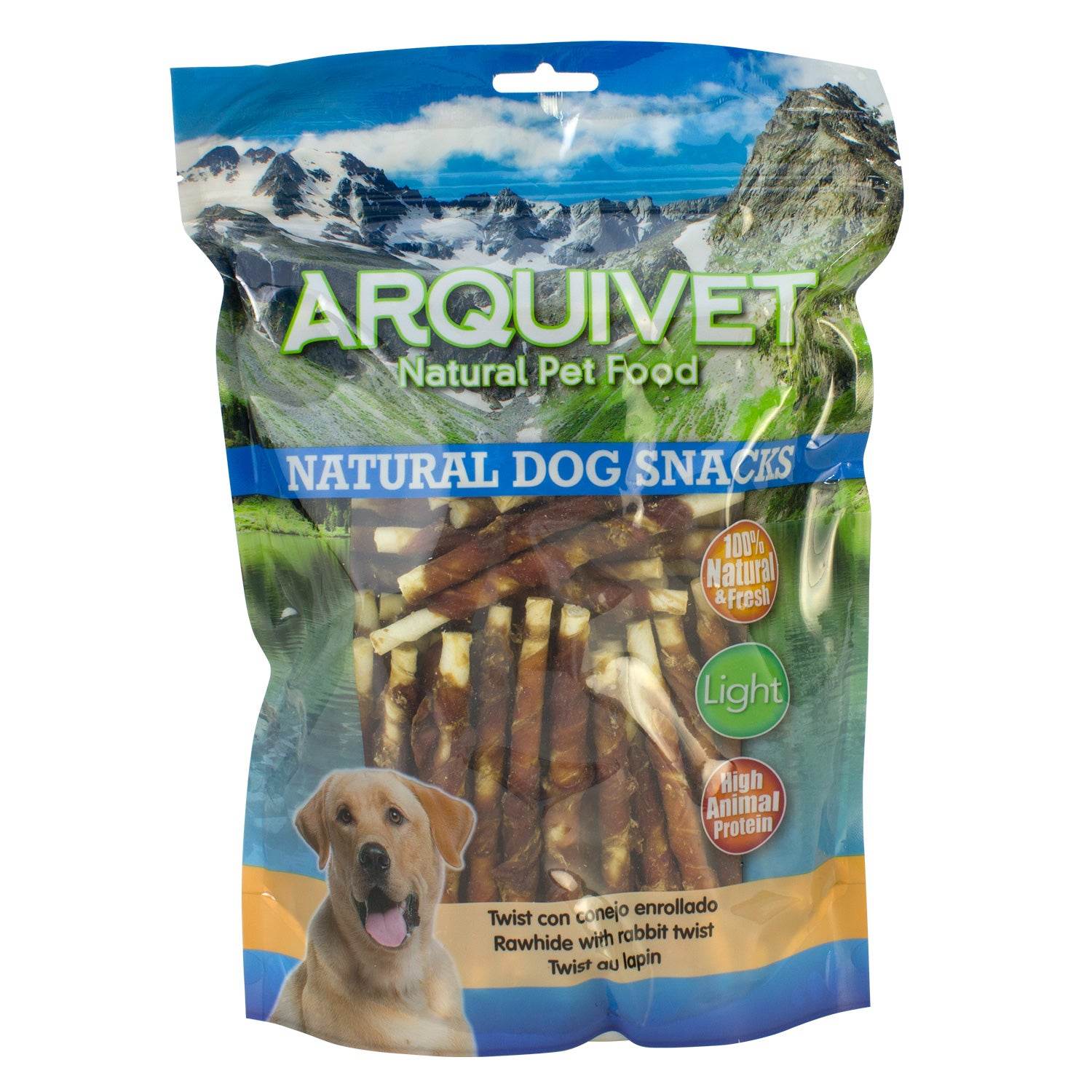 arquivet-rolled-rabbit-twist-friandise-chien-12-cm-100-g image 4