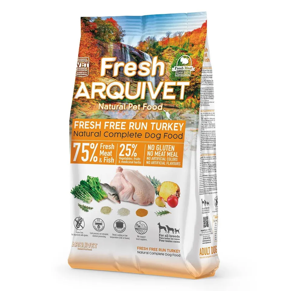 arquivet-semi-humide-dinde-fermi-re-fra-che-2-5-kg-chien image 1