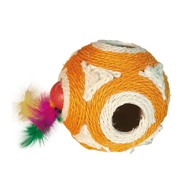 arquivet-balle-sisal-orange-jouet-chat-11-5-cm image 1