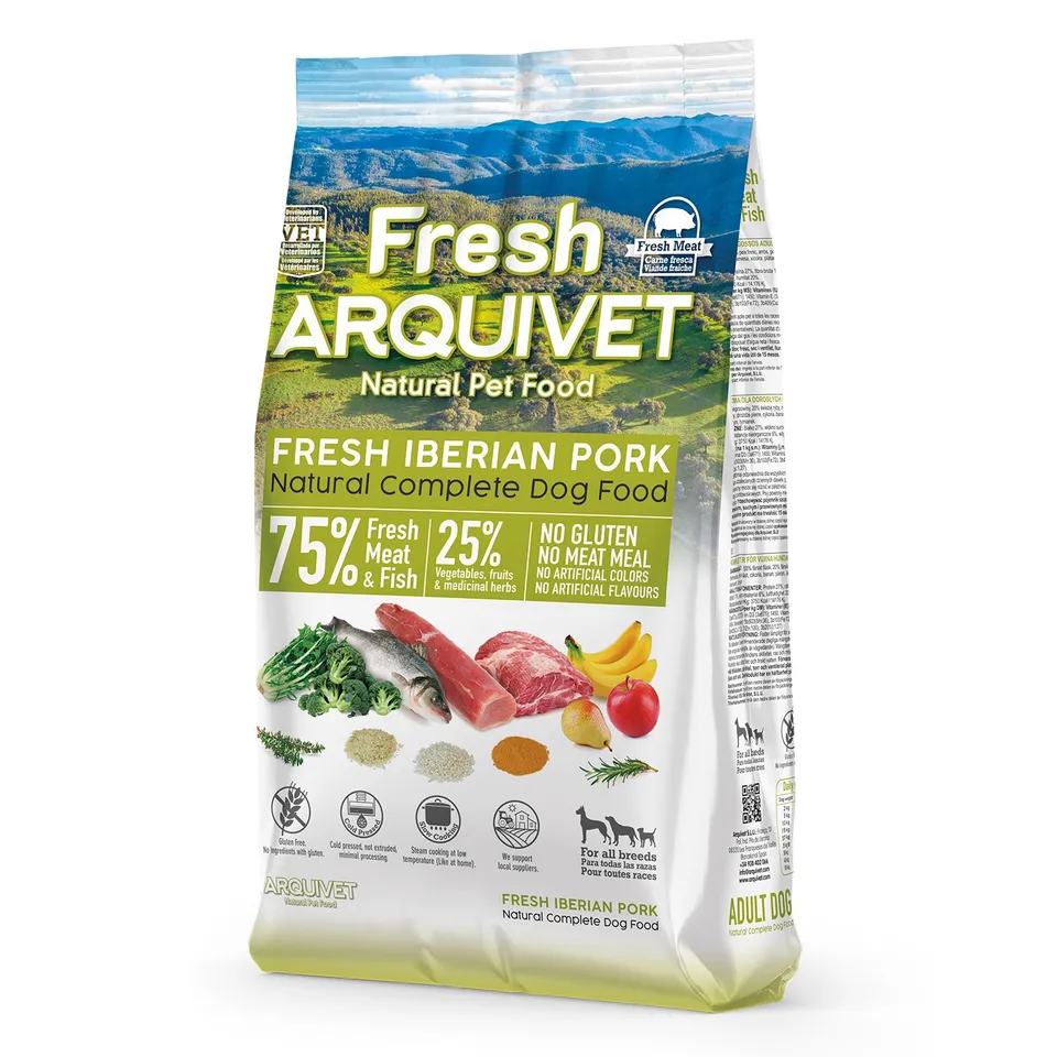 arquivet-fresh-porc-ib-rique-aliment-chien-2-5-kg image 1