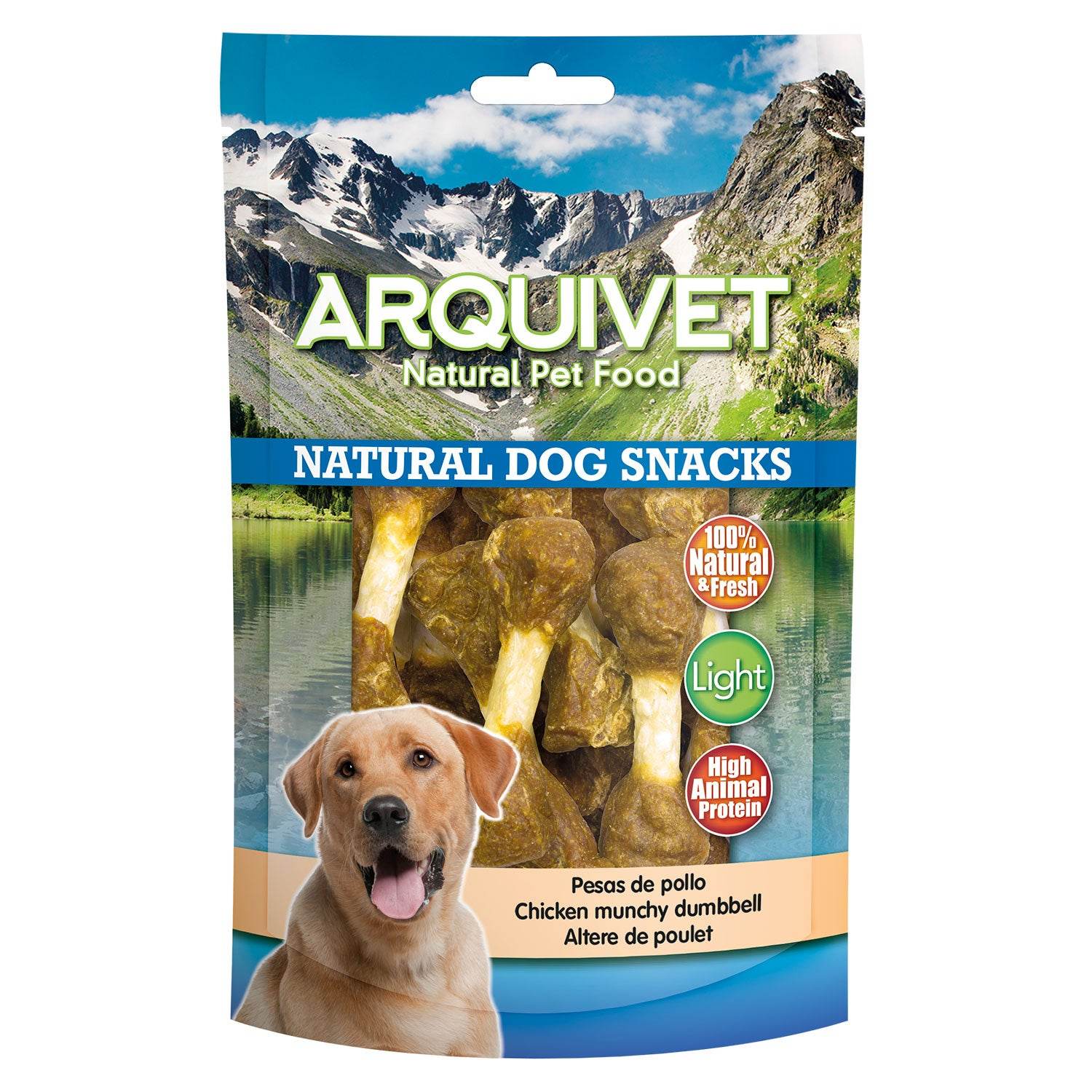 arquivet-snack-poulet-friandise-chien-100-g-naturel image 1