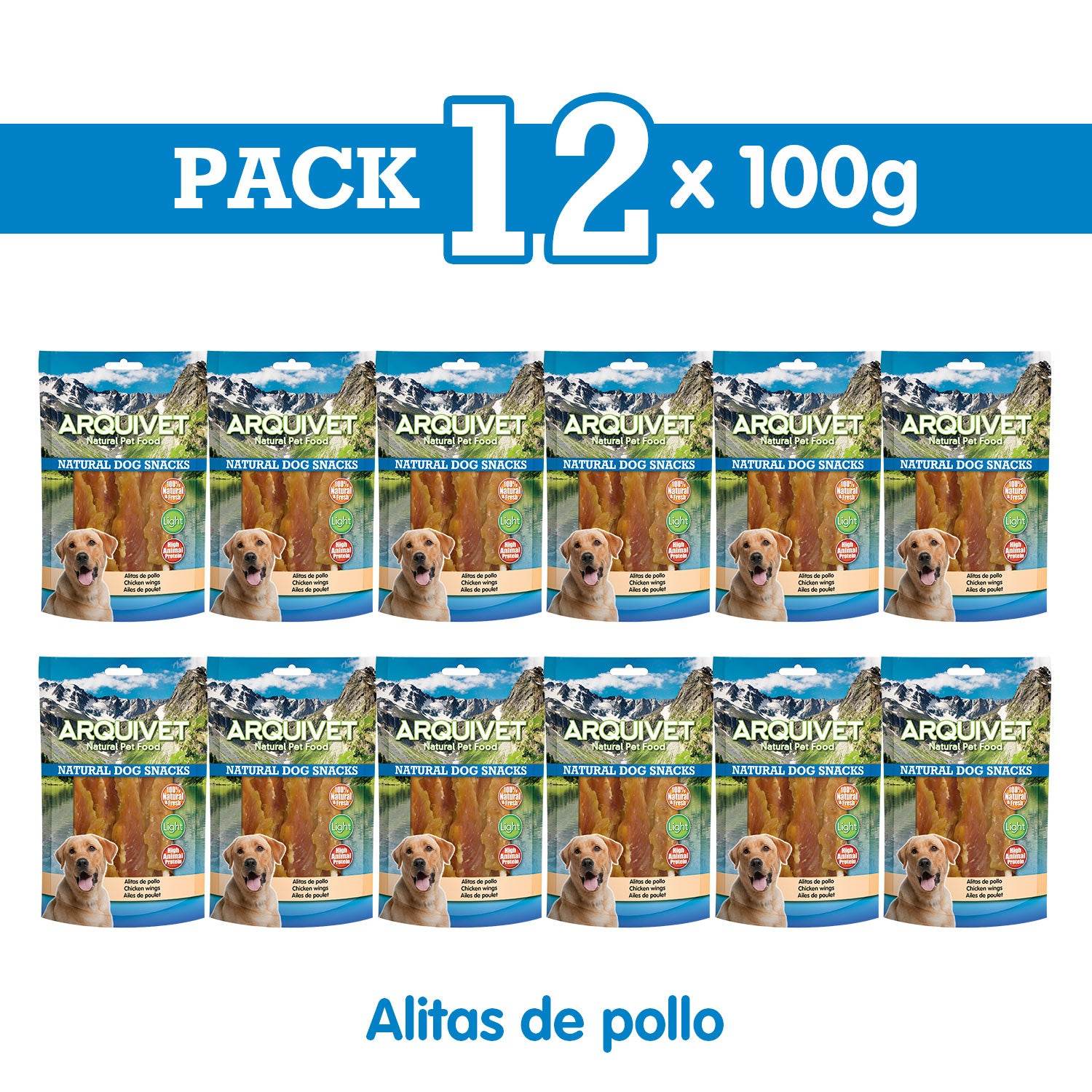 arquivet-ailes-poulet-friandise-naturelle-chien-100-g image 3