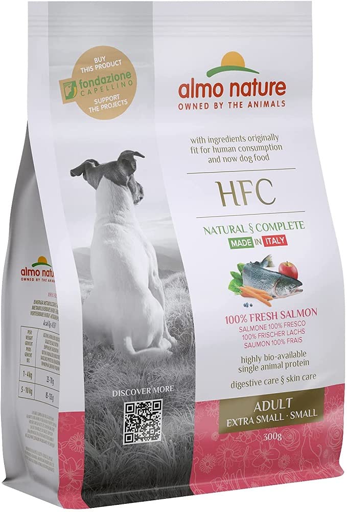 almo-nature-hfc-adult-saumon-croquettes-chien-xs-s image 1