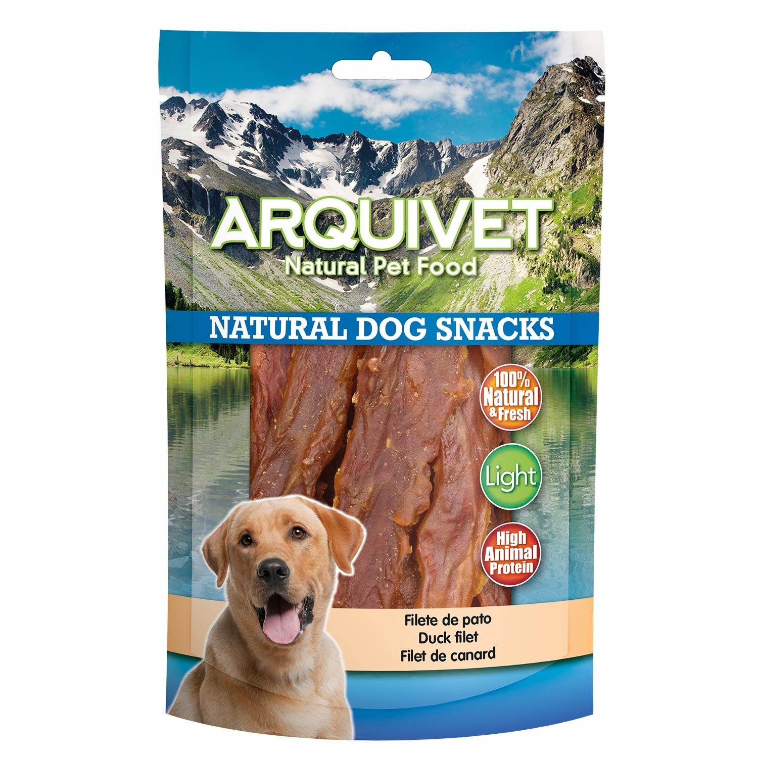 arquivet-dog-snacks-filets-de-canard-friandise-pour-chien-100-g image 1