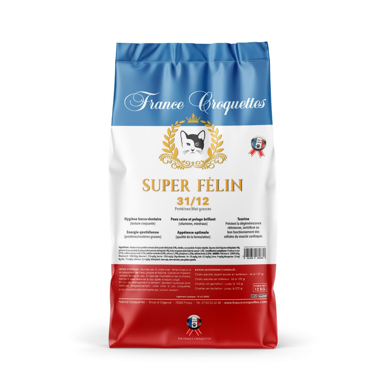 france-croquettes-super-f-lin-31-12-croquettes-chat-1-5-kg image 2