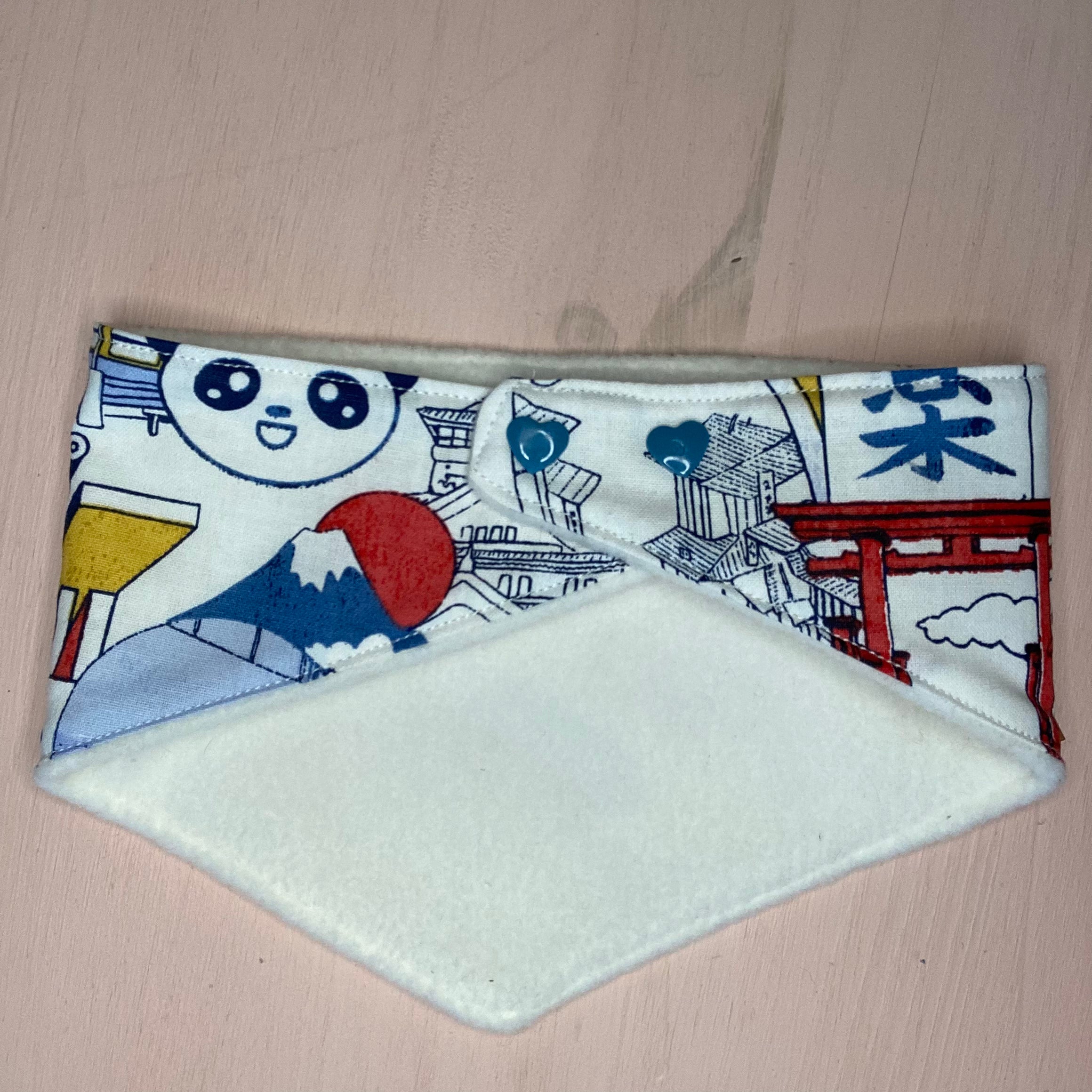 carabidule-les-l-gers-tokyo-bandana-chien-r-versible-taille-m image 2