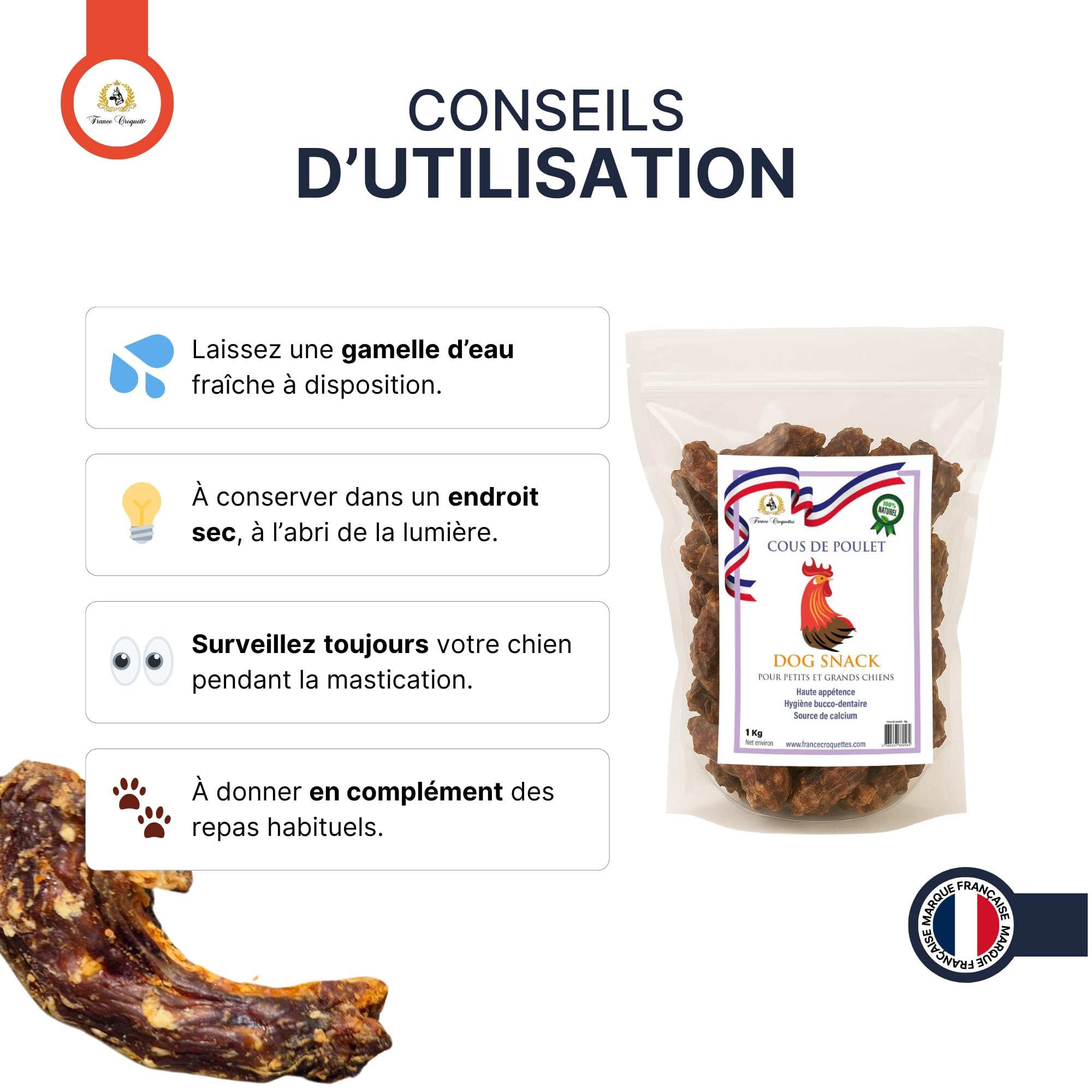 france-croquettes-cous-poulet-friandise-chien-500-g-naturel image 3
