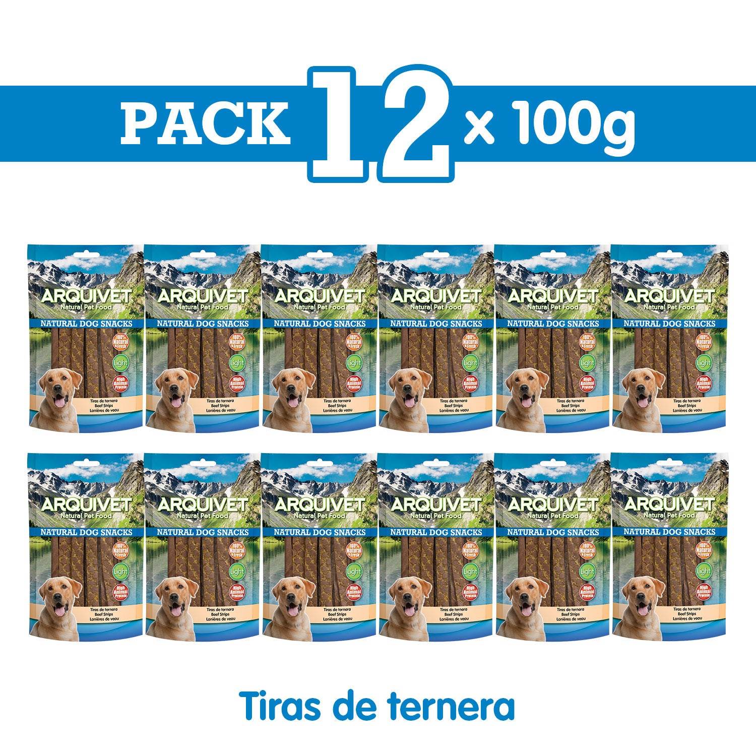 arquivet-friandise-chien-lamelles-boeuf-100-g-light image 3