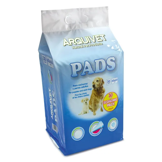 arquivet-tapis-propret-chien-60x60-cm-30-al-ses-absorbantes image 1