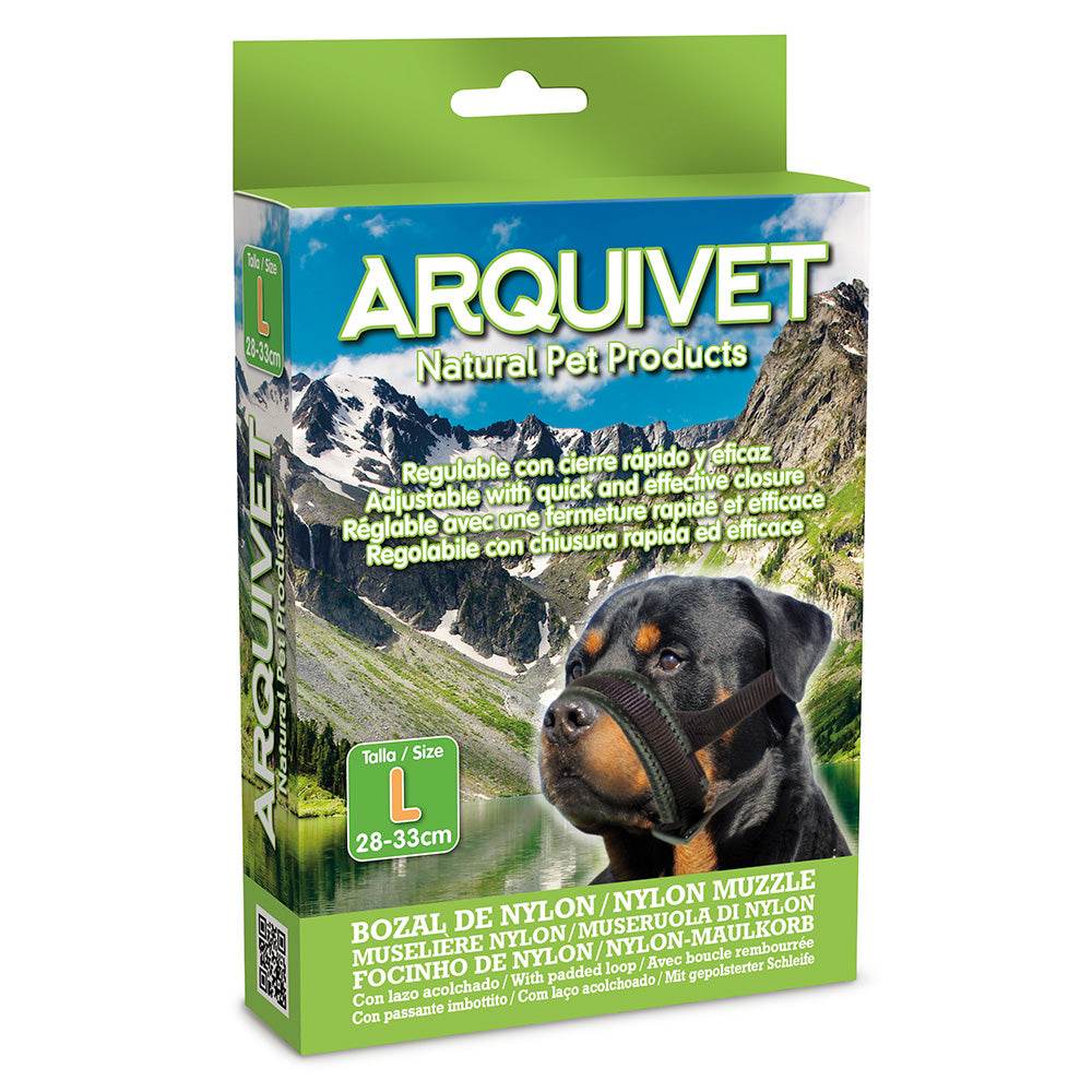 arquivet-museli-re-nylon-rembourr-e-chien-s-18-23-cm-r-glable image 4