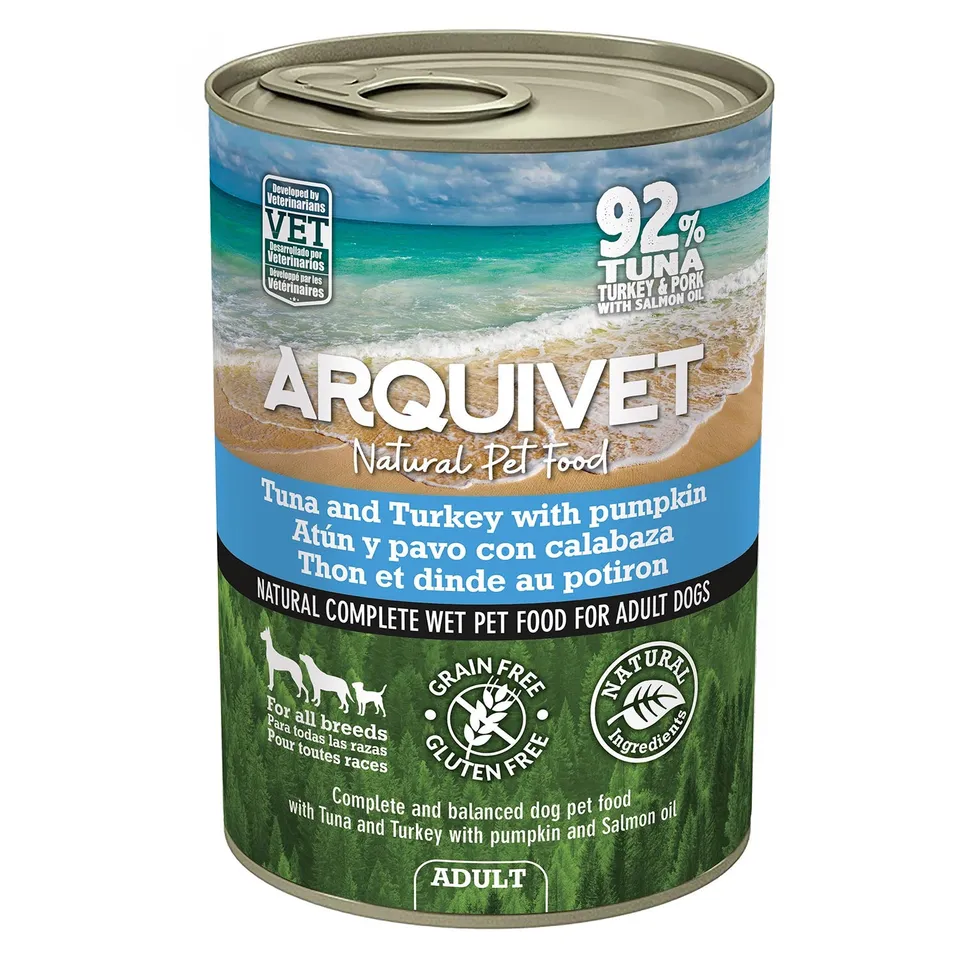 arquivet-p-t-e-chien-thon-dinde-potiron-400-g-sans-c-r-ales image 1