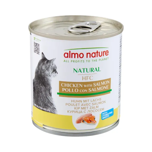 almo-nature-hfc-natural-poulet-saumon-p-t-e-chat-12x280-g image 1