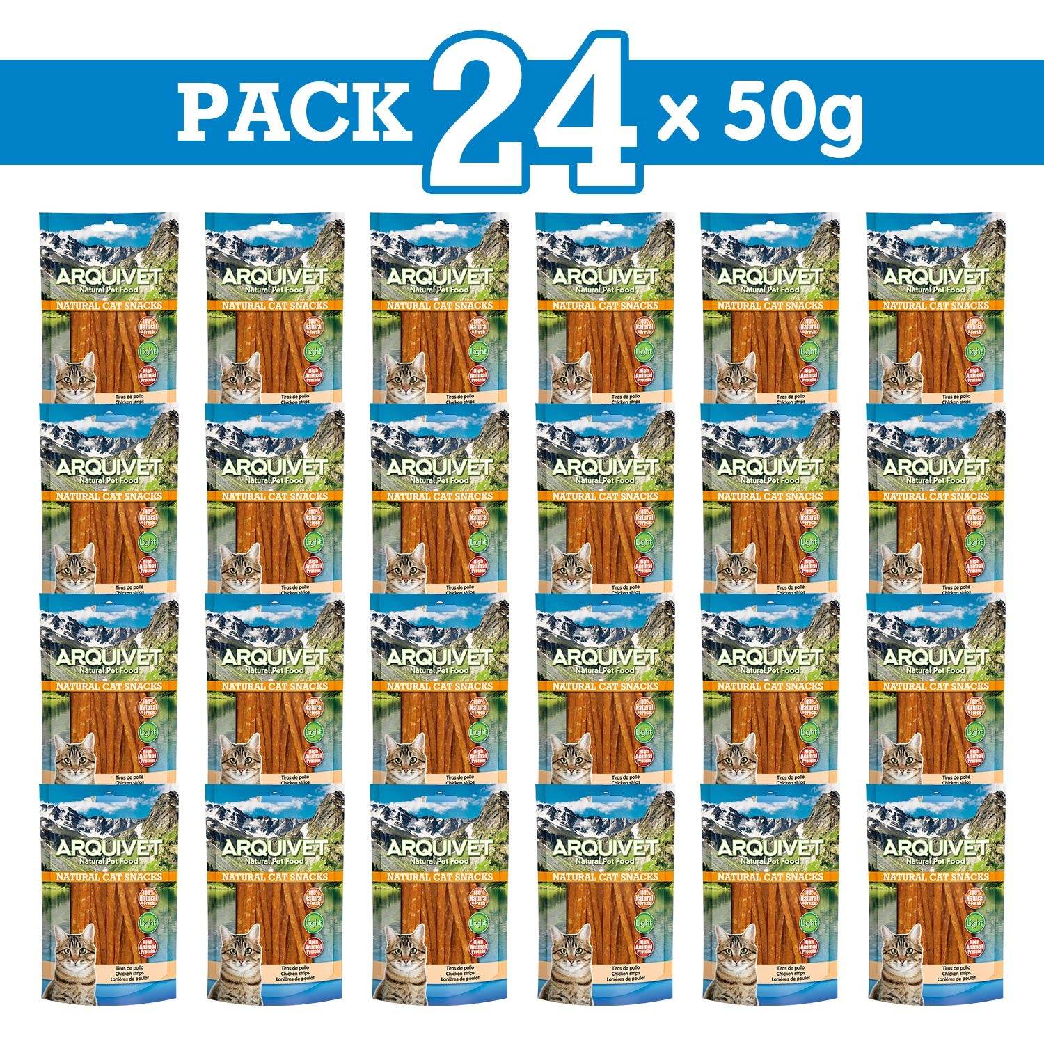 arquivet-lamelles-poulet-snack-chat-50-g-naturel image 3