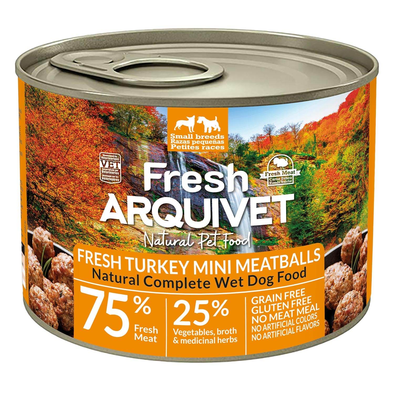 arquivet-mini-meatballs-dinde-aliment-chien-200-g-viande-fra-che image 1