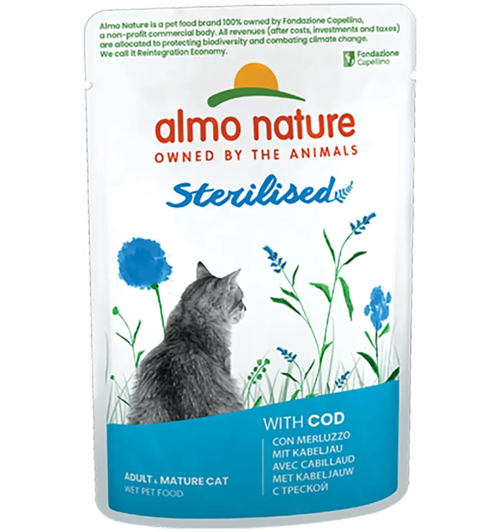 almo-nature-functional-sterilised-p-t-e-merlu-light-70g-x30 image 1