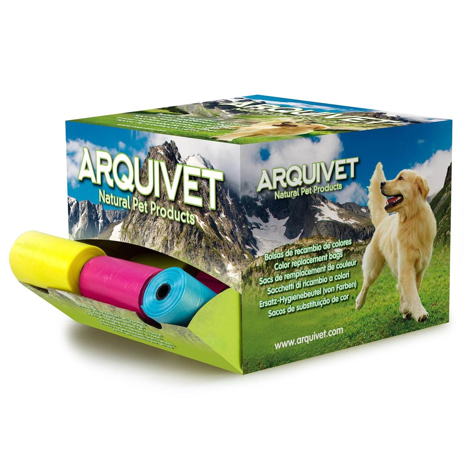 arquivet-sacs-crottes-couleur-4-rouleaux-80-sacs-anti-odeur image 4